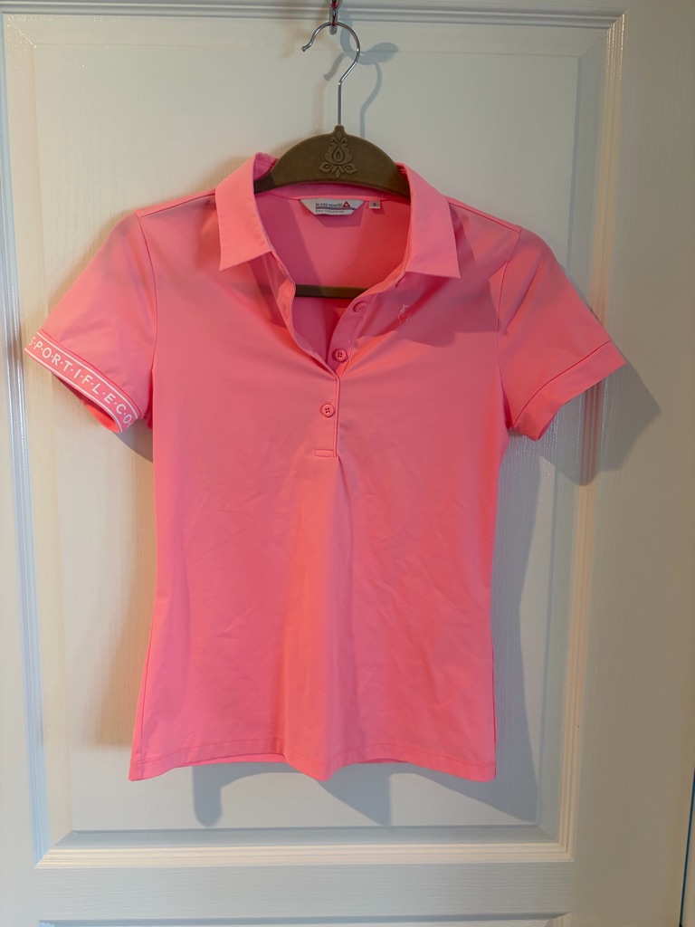 Le Coq Sportif Golf Collection Pink Golf Top